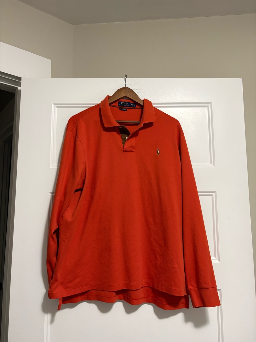 Ralph Lauren Pima Soft Touch Xxl Long Sleeve Polo